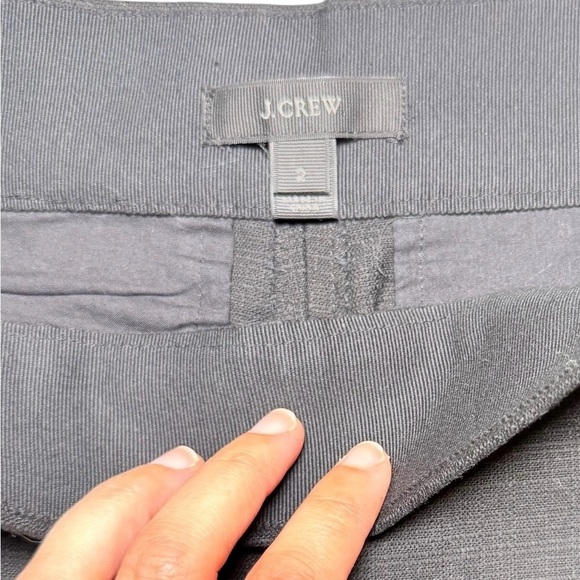 J.Crew Navy Cotton Blend Tailored Shorts Size 2 - Picture 2 of 4